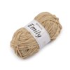 Chenille-Strickgarn Emily, 100 g (Varianta 1 (04) weiß, Balení 1 Stück)