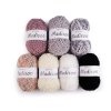 Strickgarn Madison mit Noppen, 100 g (Varianta 1 weiß, Balení 1 Stück)