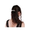 Französische Haarspange mit geschliffenen Steinen und AB-Effekt (Varianta Crystal AB, Balení 1 Stück)