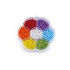 Set Glasperlen Rocailles in Box (Varianta 1 Mix Multicolor, Balení 1 Dose)