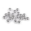 Kunststoffperlen zum Weihnachtsbasteln, Ø 12 mm (Varianta 1 Silber, Balení 20 Stück)