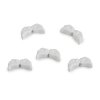 Dekostück Engelsflügel lackiert 6 x 12 mm (Varianta 1 Off White, Balení 5 Stück)