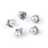 Knopf mit Kappe/Anhänger Perle Ø 9 mm (Varianta 3 Hellrosa, Balení 5 Stück)
