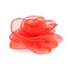 Brosche/Haarschmuck Organzablume, Ø 10,5 cm (Varianta 1 hell-créme, Balení 1 Stück)