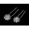 Strass-Haarnadel Blume, Ø 18 mm (Varianta Crystal, Balení 2 Stück)