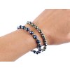 Armband aus Hämatit, flexibel (Varianta 1 hellgrün, Balení 1 Stück)