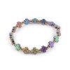 Elastisches Hämatitarmband (Varianta 1 Multicolor Kleeblatt, Balení 1 Stück)