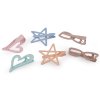 Metall-Haarspangen Herzen, Sterne, Brillen (Varianta 8 Mix Stern, Balení 2 Stück)