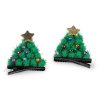 Party-Haarspangen Weihnachtsbaum (Varianta 1 weiß, Balení 1 Paar)
