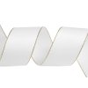 Taftband Breite 40 mm mit Lurex (Varianta 100 weiß silber, Balení 10 M)