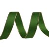 Taftband Breite 15 mm mit Lurex (Varianta 322 olivengrün gold, Balení 10 M)