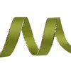 Taftband Breite 15 mm mit Lurex (Varianta 322 olivengrün gold, Balení 10 M)