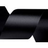 Satinband beidseitig Breite 50 mm (Varianta 900 schwarz, Balení 20 M)