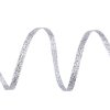 Lurex-/Brokatband, Breite 3 mm, weihnachtlich (Varianta 2 Silber, Balení 20 m)