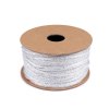 Lurex-/Brokatband, Breite 3 mm, weihnachtlich (Varianta 2 Silber, Balení 20 m)