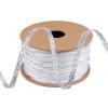 Lurex-/Brokatband, Breite 3 mm, weihnachtlich (Varianta 2 Silber, Balení 20 m)