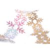 Selbstklebende Weihnachtsborte Schneeflocken Breite 35 mm (Varianta 1 Silber, Balení 13.5 m)