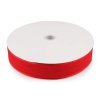Chenilleband/ doppelseitige Borte, Breite 40 mm (Varianta rot, Balení 1 m)