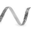 Samt-Lurexband, Breite 6 mm (Varianta 1 weiß, Balení 3 m)