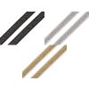 Gummiband / BH-Träger elastisch Breite 10 mm mit Lurex (Varianta 3 gold, Balení 1 M)