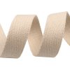 Gurt Baumwolle Breite 30 mm dicker ekrü (Varianta Naturfarbe hell, Balení 5 M)