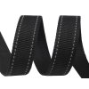 Gurt Breite 25 mm mit reflektierender Durchsteppung (Varianta schwarz, Balení 1 M)