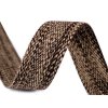 Gurtband beidseitig Breite 39 mm (Varianta 1 braun-beige, Balení 1 m)