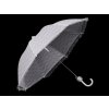 Hochzeitsregenschirm Spitze – automatisch (Varianta weiß, Balení 1 Stück)