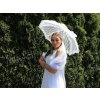 Hochzeits-Spitzenschirm für Fotoshooting (Varianta weiß, Balení 1 Stück)