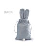 Geschenkbeutel Hase, 15 x 28 cm, Samt (Varianta 1 hell-créme, Balení 1 Stück)