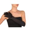 Satin Handschuhe lang (Varianta 2 (43 cm) schwarz, Balení 1 Paar)