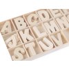 Holzbuchstaben in einer Box (Varianta natürlich hell, Balení 1 Dose)