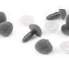 Nase aus Samt mit Sicherung 11 x 14 mm (Varianta 1 schwarz, Balení 10 Set)