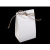 Verpackung Papiertüte mit Schnur (Varianta milchfarbig, Balení 50 Stück)