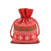 Weihnachtsgeschenkbeutel, 10 x 15 cm (Varianta 1 rot, Balení 1 Stück)