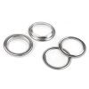 Ösen mit Scheibe Innen-Ø 35 mm/Außen-Ø 48 mm (Varianta 1 Nickel, Balení 10 Paar)