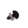 Nase aus Samt mit Sicherung 10 x 12 mm (Varianta 1 schwarz, Balení 5 Set)