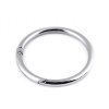 Karabiner Ring für Handtaschen / Schlüssel Ø50 mm (Varianta 1 Nickel, Balení 1 Stück)