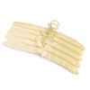 Satin Kleiderbügel gepolstert (Varianta 2 Vanille, Balení 5 Stück)