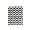 Papiertüte Chevron, Punkte 13x17 cm (Varianta 1 weiß-schwarz chevron, Balení 100 Stück)