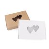 Pappschachtel mit Herz-Durchsicht (Varianta 1 weiß, Balení 1 Stück)
