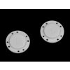 Magnetverschluss zum Aufnähen/Knopf Ø 23 mm (Varianta 3 grau, Balení 2 Set)