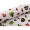 Baumwollstoff/Leinenimitat Meterware gröber Waldtierchen (Varianta naturfarbe, Balení 1 m)