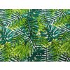 Baumwollstoff/Leinenimitat Meterware gröber Monstera (Varianta 2 Grün Monstera, Balení 1 m)