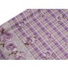PVC-Tischdecken-Stoff mit Textilrücken (Varianta 12 hellbeige Lavendel, Balení 1 m)