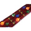 Weihnachtskrawatte aus Satin (Varianta 1 Bordeaux, Balení 1 Stück)