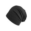 Baumwoll-Mütze oder Loop Schal, Unisex (Varianta 6 schwarz Mütze, Balení 1 Stück)