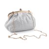 Handtasche – Clutch mit Glitzer (Varianta 1 Silber, Balení 1 Stück)