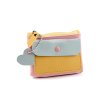 Geldbörse/Mini-Handtasche/Schlüsselanhänger, 8 x 10 cm (Varianta 1 hell-créme, Balení 1 Stück)