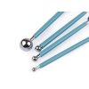 Modellierungswerkzeuge Edelstahlkugeln Set 4 Stk (Varianta Azzuro blau, Balení 1 Set)